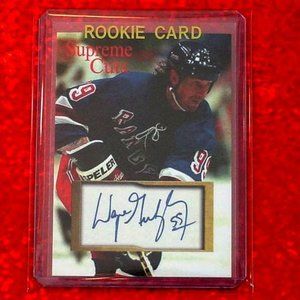 Wayne Gretzky Limited Edition Facsimilie Autograph Rookie Card